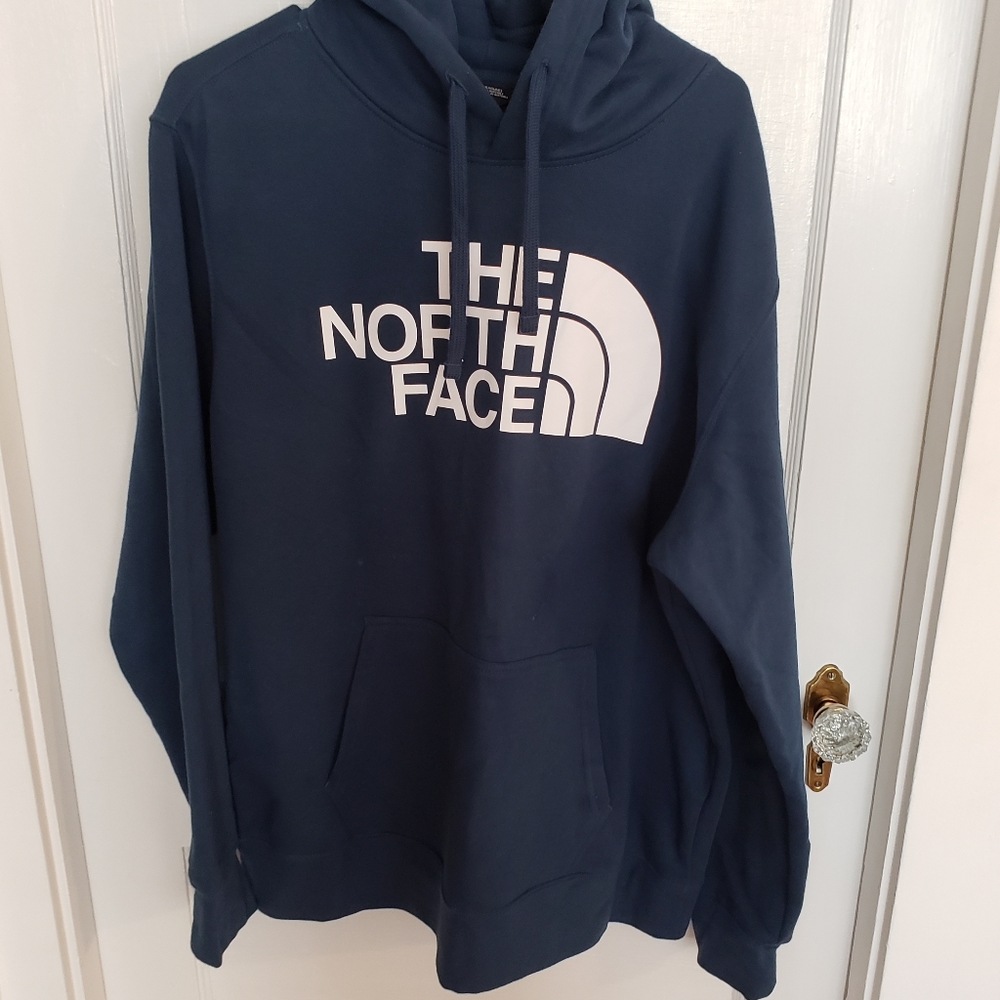 Mens navy North face XL hoodie